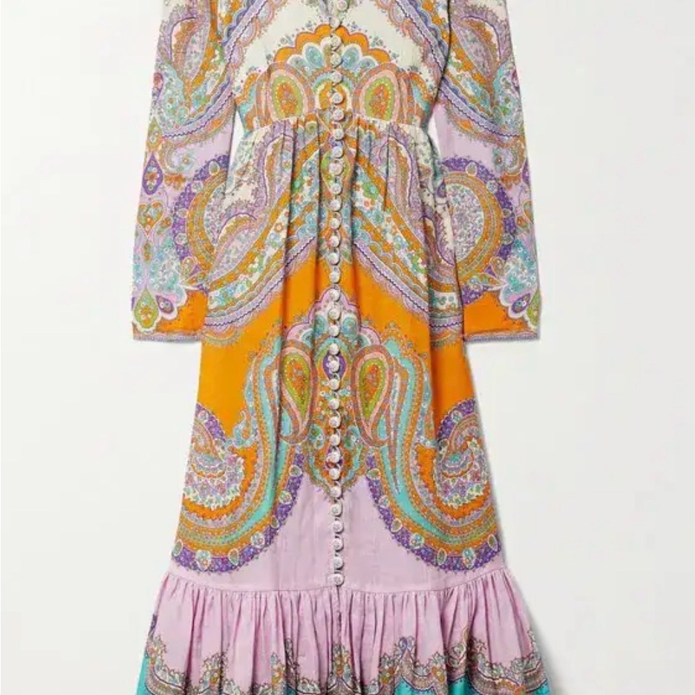 Zimmerman Lola Paisley Print Maxi Dress